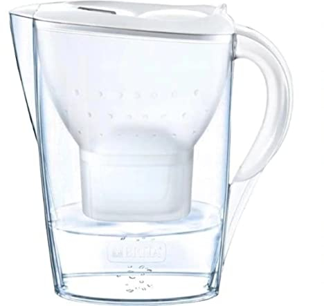 Brita Filtro acqua Marella XL con 4 cartucce filtranti MAXTRA+ Pure Performance (bianco)