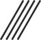 Silicone Oven Rack Shields, Oven Shelf Rack Guard Protector, 100% Certified BPA Free, Heat Resistant, Protect Against Burns and Scars,4 Pack (Black)