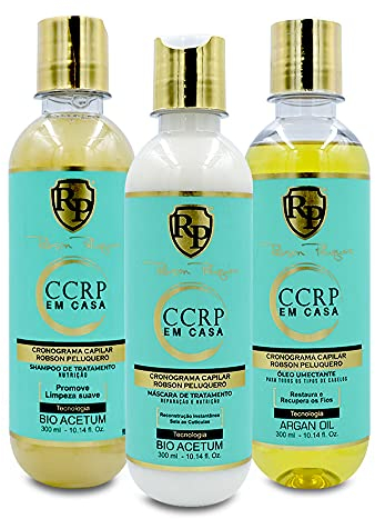 Ccrp Robson Peluquero 3x1 Home Treatment Hair Chronogram Moisturizing Oil Kit 3x300ml/10.14 fl.oz