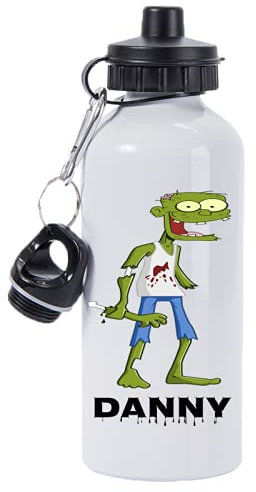 Pickhut Zombie Halloween Water Bottle 500ml Back to School Gift for Kid - Personalised with Any Name