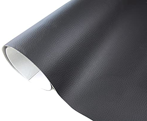 Kunstleder Flicken Selbstklebend Lederreparatur - Schwarz (400x140cm)