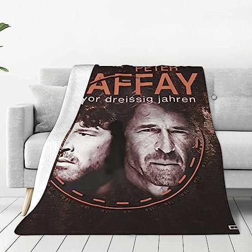 Oudrspo Peter German Maffay Ultraweiche Micro-Fleece-Decke, superweiche Überwurfdecken für Bett, Couch, Sofa, verdicken