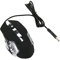 Computer Gaming Mice, USB Optical Silent Wired Gaming Mouse, 1200 1600 2400 3600 4 Adjustable DPI Up to 3600, RGB, for Windows 7 8 10 XP, 6 Buttons (Black Audible Mouse)