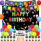 Wissenschaft Geburtstag Party Dekorationen Junge - Wissenschaft Themed Birthday Party Kit alles Gute zum Geburtstag Wissenschaft Backdrop Banner Cake Toppers Chemie Party Supplies Science Party Favors