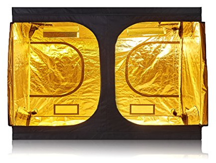 Generisch Großes 120x60x78 Growzelt 600D Hydroponic Grow Room/Hüttensystem-Kit für den Pflanzenanbau mit Kunststoffecken