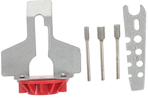 1 Set smerigliatrice a catena lime a mola guida affilatrice attrezzo motosega a batteria kit lima motosega affilacatene per motoseghe elettrico file trapano Affila il coltello