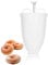 DIY Donut Maker Donut Dispenser Donut Mix for Mini Donut Maker Doughnut Making Molds Kitchen Baking Accessory (White)