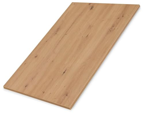 Hausfux Tischplatte nach Maß - 1,9 cm Starke Spanplatte mit ABS-Kante - individueller Zuschnitt - Made in Germany (Artisan Eiche, 200 x 100 cm)