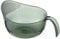 Rice Strainer 9x5 Inch BPA-Free Plastic Rice Washer with Fine Holes and Ergonomical Handle Multifunctional Fruit Washing Bowl for Cleaning Fruits, Vegetables Green