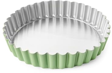 Nordic Ware Formed Quiche Tart Pan, 7.5 Cup, Aurora Green