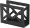Porte-lettres en métal pour le bureau | Porte-lettres portable réutilisable pour le bureau | Porte-documents | Pour lettres, cartes postales, brochures, porte-lettres