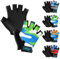 AMFUN Gants de Vélo sans Doigts pour Enfant, Gants de Cyclisme pour Enfant 6-12 Ans, Antidérapant et Respirant pour Cyclisme Escalade Scooter Randonnée (Camouflage Vert)