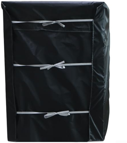 Washing Machine Cover, 85x60x50cm, 210D Oxford Waterproof Dustproof, UV Sunproof Protection, Outdoor All-Weather Defense for Garden Patio(F)