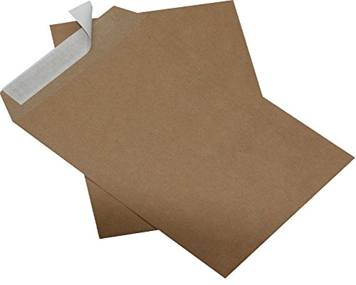 500 St. Versandtaschen Briefumschläge B5 braun haftklebend ohne Fenster 176 x 250 mm HK