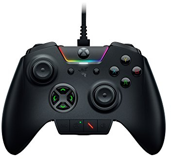 Razer Wolverine Ultimate: 6 Remappable Multi-Function Buttons and Triggers - Intrchangeable Thumbsticker and D-Pad - Razer Chroma Lighting - Gaming Controller works with Xbox One and PC
