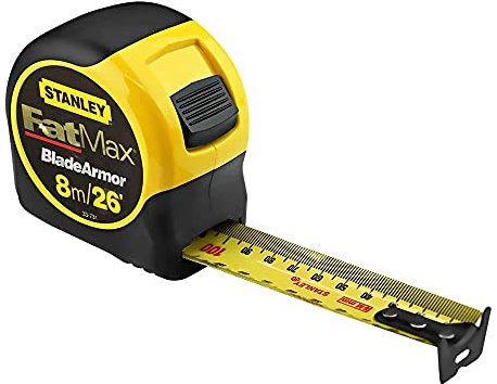 Stanley FatMax Blade Armatura - Misura a nastro, 8 metri/66 cm