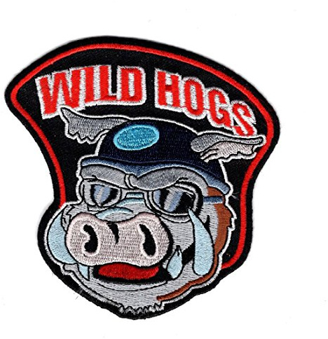 Wild Hogs Movie Embroidered Iron on Sew on Biker Patch (4.0 X 4.0)