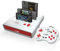 Retro-Bit Super Retro Trio HD Plus 720P 3 in 1 Console System - HDMI Port - for Original NES/SNES, Super Nintendo and Sega Genesis Games - Red/White