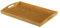 LOLAhome Bandeja de Bambú para Servir con Asas | Bandeja Rectangular con Asas Nórdica de 53 x 35 cm | Bandeja de Cocina para Desayuno, Comida, Té, Mesa de Café