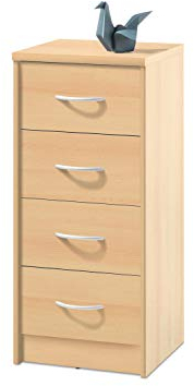 Stella Trading Optimus Kommode 10, Holzwerkstoff, 4 SK, One Size