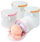 Eono Bra Laundry Bags Mesh Wash Bags Washing Machine Bag for Intimates Lingerie and Delicates with Premium Zipper, 4 Set (2L+2M)