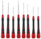 Wiha 26187 8 Piece PicoFinish Precision Screwdriver Set, Slotted and Phillips