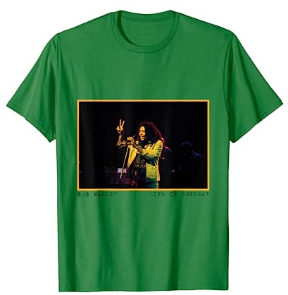 Bob Marley x David Burnett Official Live In Concert Photo T-Shirt