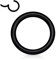 Treuheld® | Segmentring-Clicker aus Chirurgenstahl | Schwarz | Größe: 0.8mm x 6mm