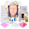 LASHVIEW Eyelash Extension Kit, with Mannequin Head Practice Exercise Set, Training Lash Extension Supplies for Beginners Include Individual Lashes Glue Tweezers and Training Lashes