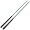 Sportime Fiberglas-Queue | 140 cm Billardqueue aus Glasfaser + Kunststoffgriff | Einteilig, 12 mm Spitze, 580 g, Grün o. Schwarz | Langlebig, bruchsicher, strapazierfähig