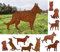 Gartenfigur Hund Schäferhund stehend 57x80cm Gartenstecker Edelrost Gartendeko Wetterfest Rost Metall Rostfigur Hunde Figur Tier von Steinfigurenwelt