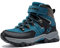 ELAPHURUS Kinder Winterstiefel Schneestiefel Warmfutter Wanderschuhe Jungen Stiefel Mädchen Baumwollschuhe Bequem Trekking Wanderstiefel,Saphir Blau, 32EU