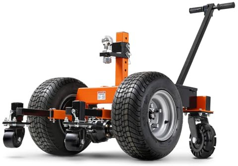 SuperHandy Chariot électrique robuste – Moteur 24 V 800 W, support à boule 5,1 cm, accélérateur réglable, marche arrière/entraînement (6 roues, 3,401,9 kg)