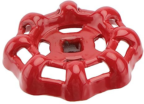 Handhaben Ventil Wasserhahn Gusseisen Ventilgriff Absperrschieber Kugelhahn Handrad Absperrventil Vierkanträumnadel 6X6mm Rad Ad 50Mm Rot Wasserhahn Drehknopf Außenschlauch