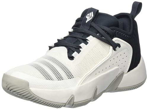 adidas Trae Unlimited Shoes Basketball-Schuhe, Cloud White/Carbon/Metal Grey, 33 EU