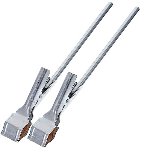 Mobestech Iron Test Tube Parts 2pcs Test Tube Clamp Holders Ratchet Clamps for Laboratory and School Experiments