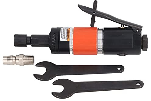 Pneumatischer Schleifer, Luft-Geradschleifer, 24.000 U/min, Starker Torsionsausgang, 1/4 Zoll (6 Mm) Einlass, Industrielles Pneumatisches Stanzschleifwerkzeug Mit Sicherheitsschalter