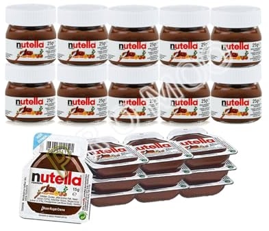 Ferrero - Crème de cacao et noisettes Pack de 10 unités de 25 g + 10 unités de 15 g - Pack Promoo