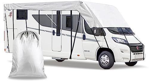 Funda de techo de protección para camping coche, 210D impermeable lona de caravana 8,5 x 3 metros/28 x 10 pies, lona de protección de techo para caravanas (8,5 x 3 m/334 x 118 pulgadas)