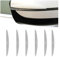 CGEAMDY 6 Pieces Car Door Edge Protective Strips, Bumper Guard Anti-collision Protector, Auto Anti-Scratch Side Door Edge Protector, Accessories for Most Cars, Trucks, SUVs, Pickups(Grey)