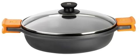 Bra Cazuela Baja Aluminio Fundido Con Tapa Efficient 24 Cm Induccion