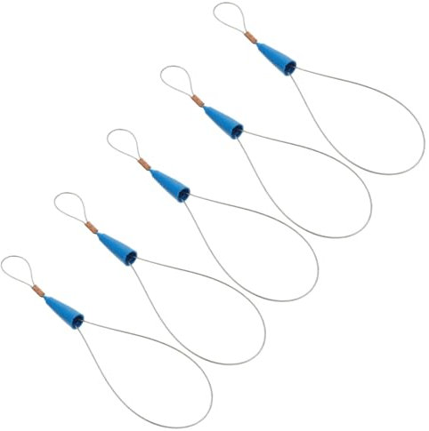Gadpiparty 5pcs Electrician Wire Threader Fish Tape Fastener Hand Tool for Cable Puller Device Wire Traction in Duct Work