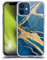 Head Case Designs Offizielle LebensArt Königsblau und Gold Edelsteinmarmor Softgelhülle Kompatibel Mit Apple iPhone 12 Mini Und Kompatibel Mit Magsafe Zubehör
