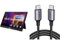 ASUS ZenScreen Portable Monitor 15.6 1080P FHD Laptop Monitor (MB16ACV) - IPS USB-C & USB 3.0Travel & UGREEN USB C to USB C Charger Cable 60W USB C Cable Fast Charge Type C to C Data Lead