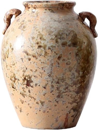 XDAWQP Vase, Vintage-Vasen, Amphoren, Keramikvasen, Tontopf, Porzellanvasen, Tischmittelstücke Zur Präsentation Im Wohnzimmer