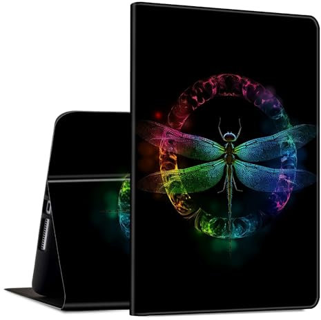 GFRGTFHYT Schutzhülle für iPad Air 27,9 cm (11 Zoll), M2 (2024) / Air 6. / 5. / 4. Generation (2024 / 2022 / 2020), PU-Leder, schlank, leicht, Multi-Winkel-Ständer, Smart Shell Cover mit automatischer