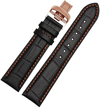 YIHANSS Echtlederarmband für Mido Multifort M005 Serie M005930 Armband 23mm mit Edelstahl-Schmetterlingsschließe