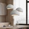 Pendelleuchte Esstisch Hängeleuchte Japanische Wabi-Sabi Stil E27 Weißer Polyethylen Höhenverstellbar Kronleuchter Modern Kreative Hängelampe Wohnzimmer Esszimmer Küche Leuchte Beleuchtung(A,3 heads)