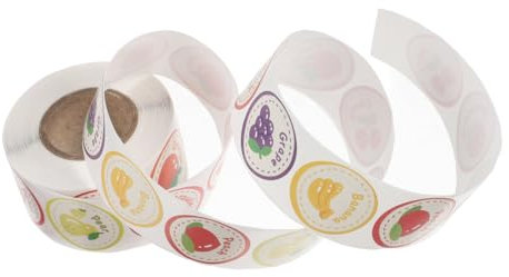 TOYANDONA Obstaufkleber Rolle Süße Erdbeer Und Bananen Aufkleber Für Junge Mädchen Lehrer Belohnungen Scrapbooking DIY-bastelarbeiten