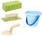 Perfeclan 4-teiliges Sandburgenbau-Set, Schneeziegel-Hersteller, Schneemann-Set, Strandburg-Werkzeuge, Strandspielzeug-Set, Sandspielzeug-Set für Kinder,